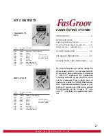 Предварительный просмотр 2 страницы Malcotools FasGroov FGVK Instruction