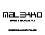 Предварительный просмотр 1 страницы Malekko MUTE 4 Manual