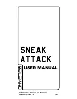 Malekko SNEAK ATTACK User Manual preview