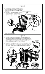 Предварительный просмотр 3 страницы Malibu Boats HYANNIS COUNTER SWIVEL CHAIR MHYA-DCC-S-R Assembly Instructions