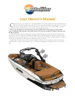 Preview for 3 page of Malibu Boats RESPONSE TXi 2021 Owner'S Manual