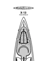 Preview for 1 page of Malibukayaks X-13 Owner'S Manual