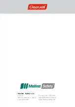 Preview for 74 page of Malina Safety CleanAIR CA-40 User Manual