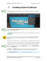 Предварительный просмотр 134 страницы MallinCam SkyRaider DS432 TEC User Manual