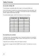 Preview for 31 page of Malloca MH-03IR Operating And Installation Instructions