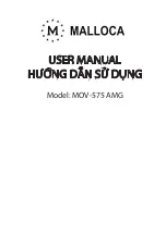 Malloca MOV-575 AMG User Manual preview