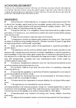 Preview for 3 page of Malloca MOV-659I User Manual