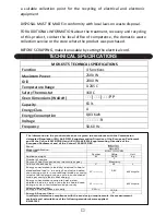 Preview for 6 page of Malloca MOV-65T5 User Manual