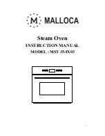 Preview for 1 page of Malloca MST 35-IX03 Instruction Manual