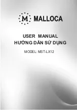 Malloca MST-LX12 User Manual preview