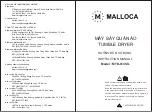 Malloca MTD-010SIL Instruction Manual preview