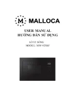 Preview for 1 page of Malloca MW-925BF User Manual