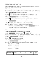 Preview for 9 page of Malloca MW 927BG Instruction Manual