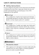 Preview for 4 page of Malloca MWM-09SIL Manual