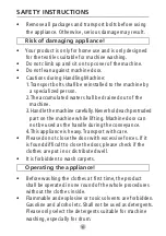 Preview for 7 page of Malloca MWM-09SIL Manual