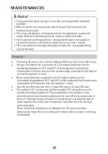 Preview for 29 page of Malloca MWM-09SIL Manual