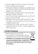 Preview for 6 page of Malloca WQP6-890F3 Instruction Manual