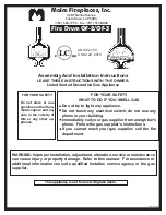 Preview for 1 page of Malm Fireplaces Fire Drum GF-2 Assembly And Installation Instructions Manual