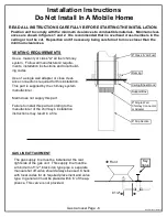 Preview for 6 page of Malm Fireplaces Gas Carousel Assembly And Installation Instructions Manual