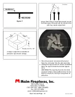 Preview for 12 page of Malm Fireplaces Gas Carousel Assembly And Installation Instructions Manual