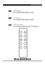 Malmbergs 99 170 17 Instruction Manual предпросмотр