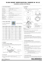 Предварительный просмотр 1 страницы Malmbergs 99 190 22 Installation And Instruction Manual