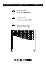 Предварительный просмотр 1 страницы Malmbergs 99 870 07-08 Instruction Manual