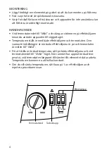 Предварительный просмотр 4 страницы Malmbergs 99 870 07-08 Instruction Manual