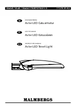 Preview for 1 page of Malmbergs Aster STA3STDT-NE-1 Instruction Manual