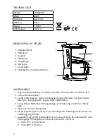 Preview for 4 page of Malmbergs CM6639M Instruction Manual