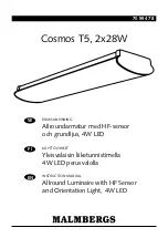 Malmbergs Cosmos T5 Instruction Manual preview