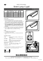 Preview for 3 page of Malmbergs Cupid 77 170 03 Instruction Manual