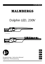 Предварительный просмотр 1 страницы Malmbergs Dolphin LED Instruction Manual