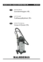 Предварительный просмотр 1 страницы Malmbergs EC819SW-P1500-45L Instruction Manual