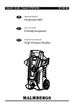 Malmbergs HP18160SL Instruction Manual предпросмотр