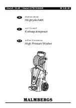 Preview for 1 page of Malmbergs HP18190MHR Instruction Manual