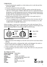 Предварительный просмотр 7 страницы Malmbergs IFH01-33B Instruction Manual