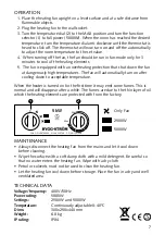 Предварительный просмотр 7 страницы Malmbergs IFH01-50 Instruction Manual