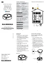 Предварительный просмотр 1 страницы Malmbergs io-TH-BLE Instruction Manual