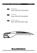 Malmbergs JRA2-S30 Instruction Manual preview