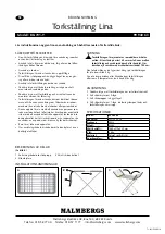 Malmbergs Lina Instruction Manual preview