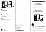 Предварительный просмотр 1 страницы Malmbergs Q3-4U2Q Instruction Manual