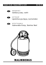 Malmbergs SPSN7-6-0.25F Instruction Manual предпросмотр