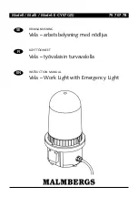 Malmbergs Vela E-CY57G Instruction Manual preview