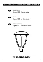 Malmbergs YA03YA03-NE-A3 Instruction Manual preview