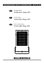 Malmbergs YXL731-T 63W Instruction Manual preview