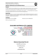 Preview for 3 page of Malmet Energy Saver ES910 Operation, Maintenance And Installation Manual