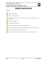 Preview for 4 page of Malmet Energy Saver ES910 Operation, Maintenance And Installation Manual