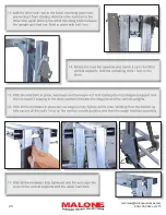 Preview for 25 page of Malone MegaSport MPG550LB Manual