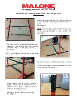 Preview for 2 page of Malone MPG318 Installation Instructions Manual